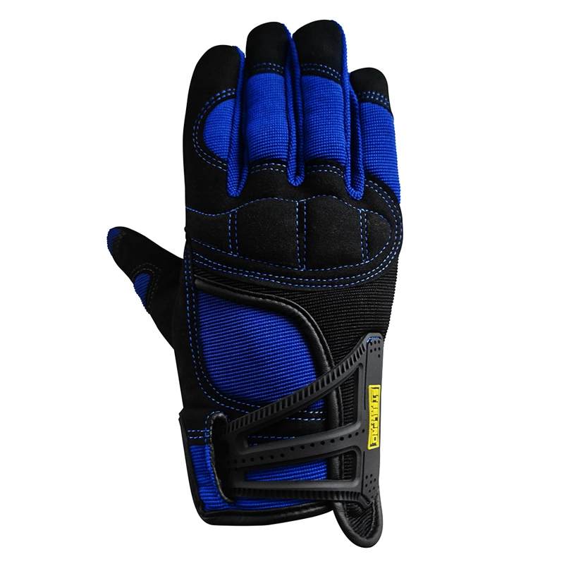 GUANTE STEELPRO AZUL ANTIVIBRACIÓN - 3