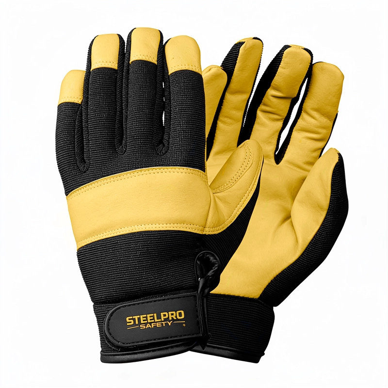 GUANTE STEELPRO AMARILLO EXECUTIVE WORK - 1