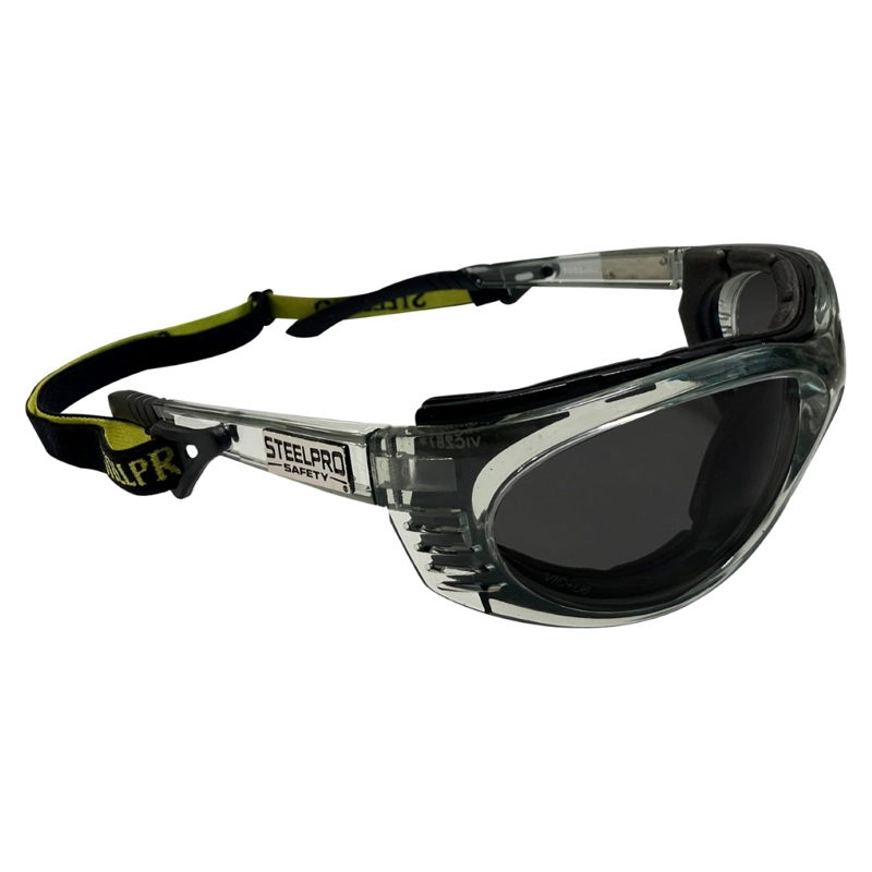 LENTES STEELPRO SEGURIDAD TURBINE GRIS MARCO GRIS AF - 1
