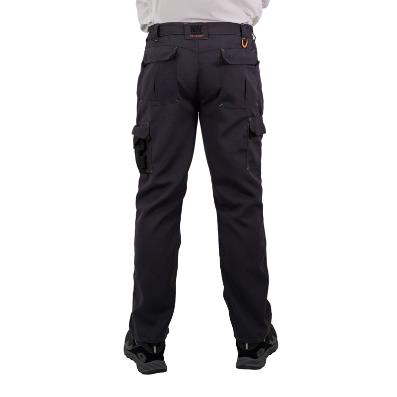 PANTALÓN CARGO HOMBRE HARDWORK CARBÓN GREY HW DAKOTA ANTIÁCIDO - 4