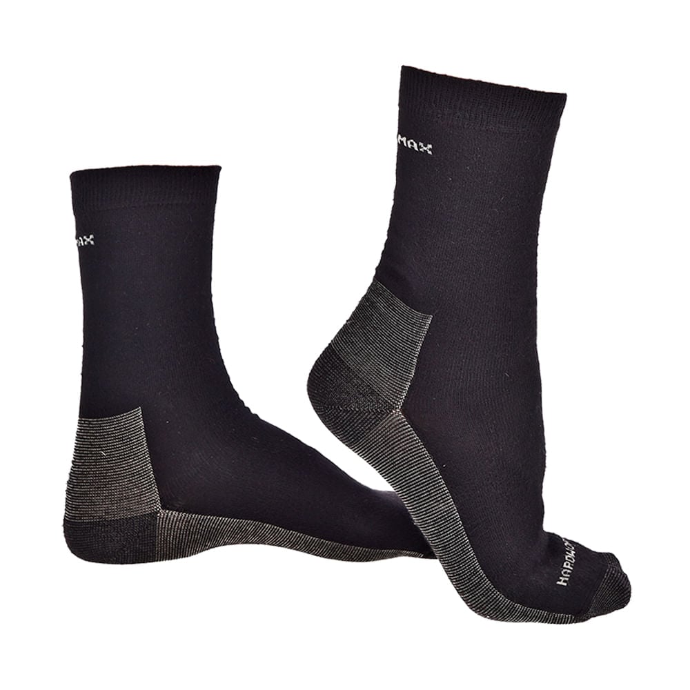 CALCETÍN UNISEX HARDWORK CON COBRE COOL MAX HW NEGRO - 1