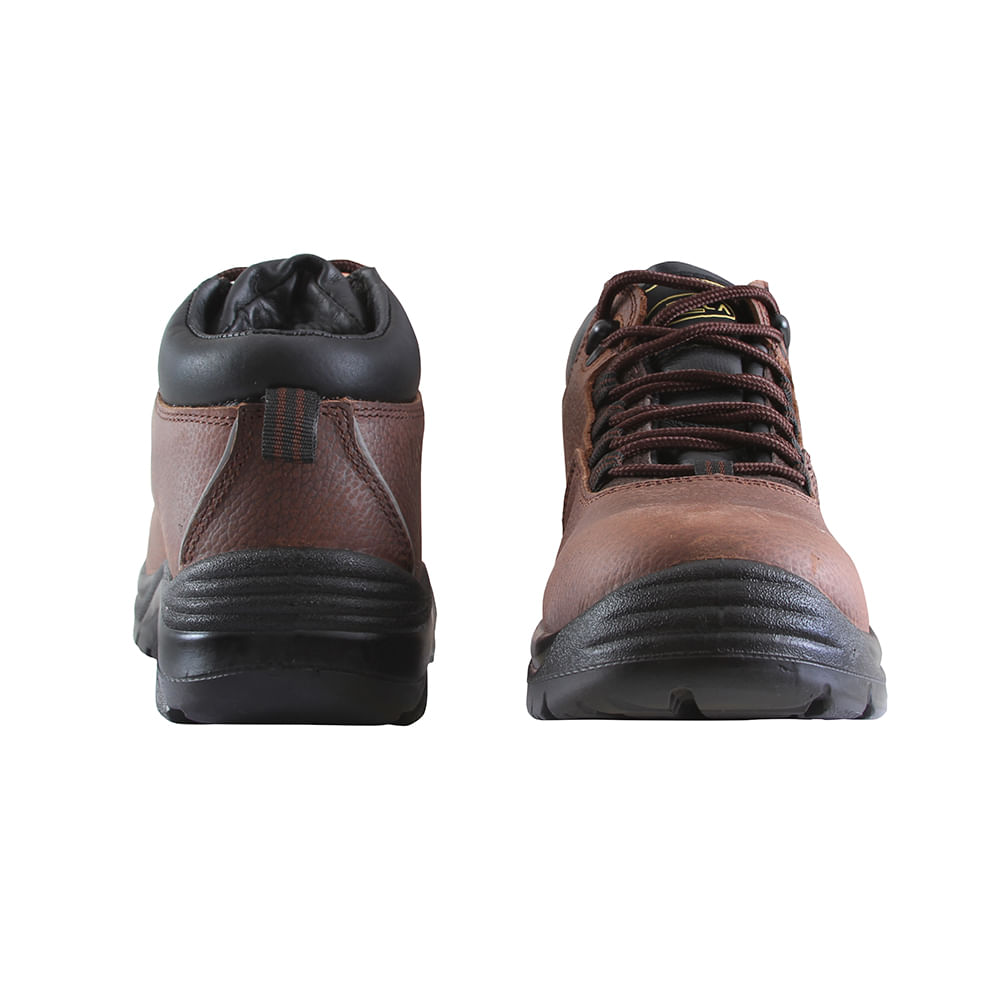 ZAPATO SEGURIDAD NAZCA BOTIN THOR CAFE PU NU 200 - 3