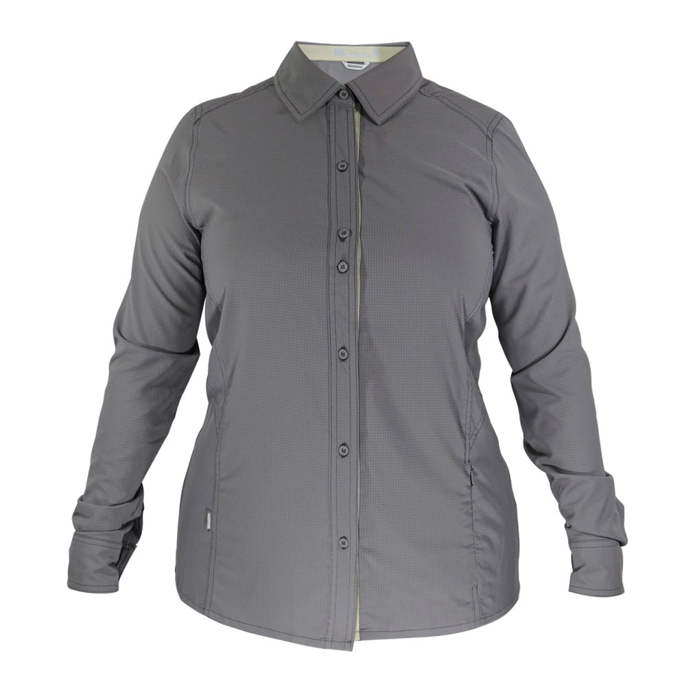 CAMISA HW OREGON MUJER GRIS - 1