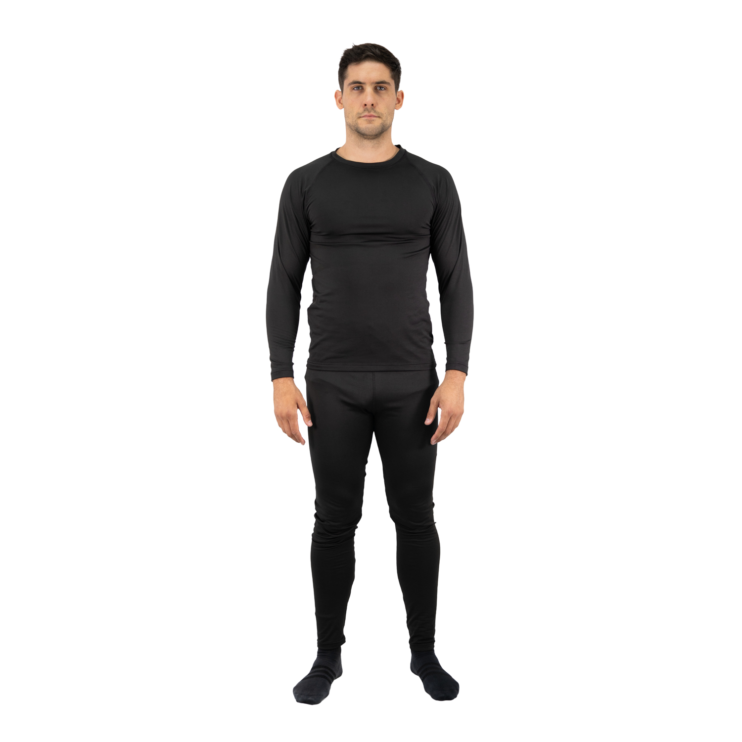 CONJUNTO HOMBRE HARDWORK INTERIOR PRIMERA CAPA HW HDX TERMICO NEGRO - 1