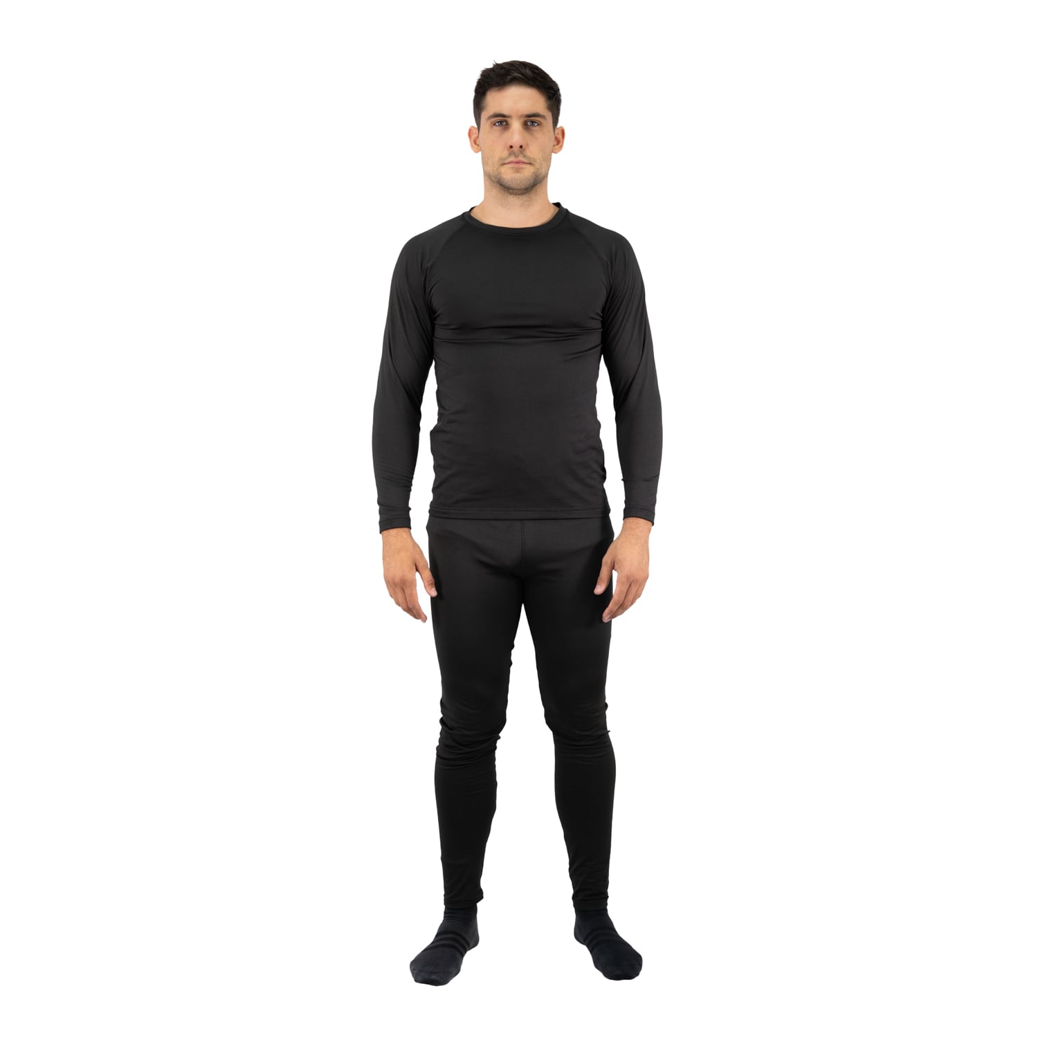 CONJUNTO HOMBRE HARDWORK INTERIOR PRIMERA CAPA HW HDX TERMICO NEGRO - 1