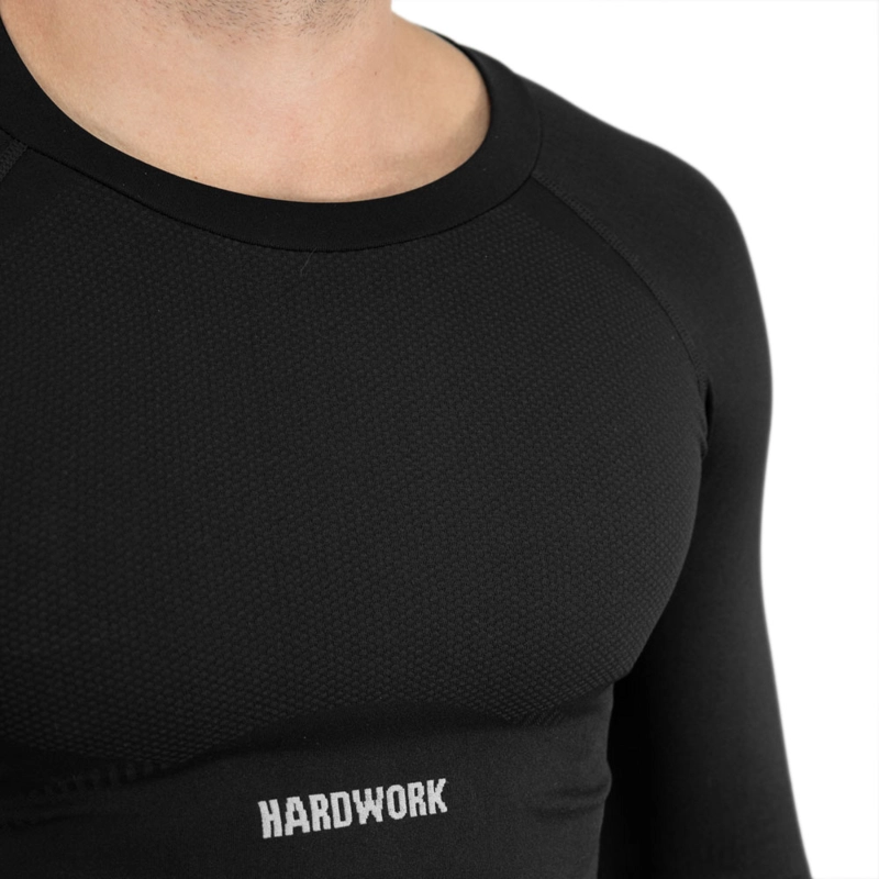 CAMISETA PRIMERA CAPA HW PATAGONIA SPANDEX EN COLOR EN COLOR NEGRO - 5