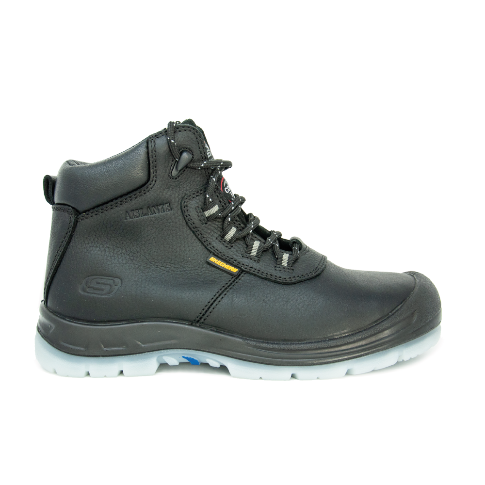 BOTIN SKECHERS HAMMER HIGH BLACK - 1