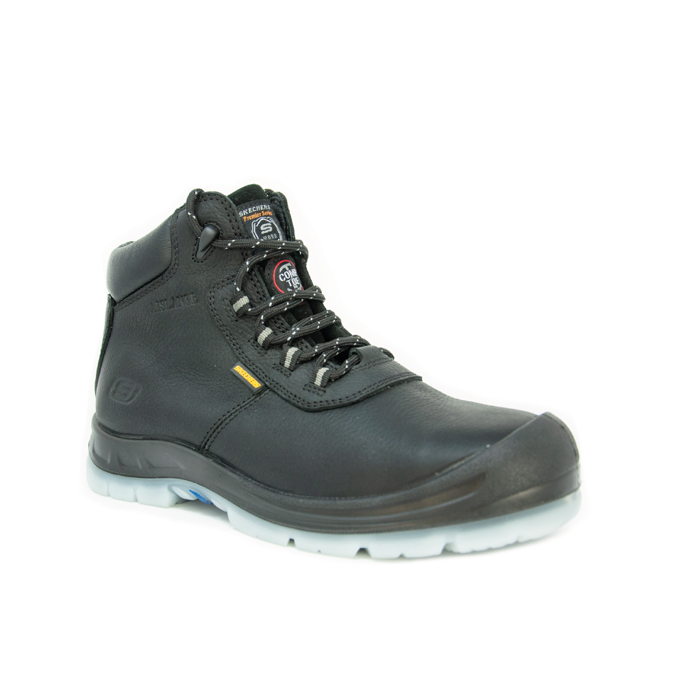 BOTIN SKECHERS HAMMER HIGH BLACK - 2