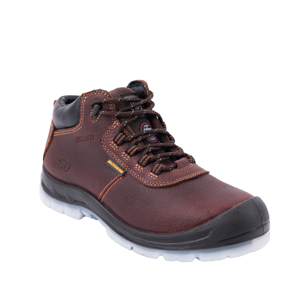 ZAPATO SKECHERS HAMMER MID BROWN - 2