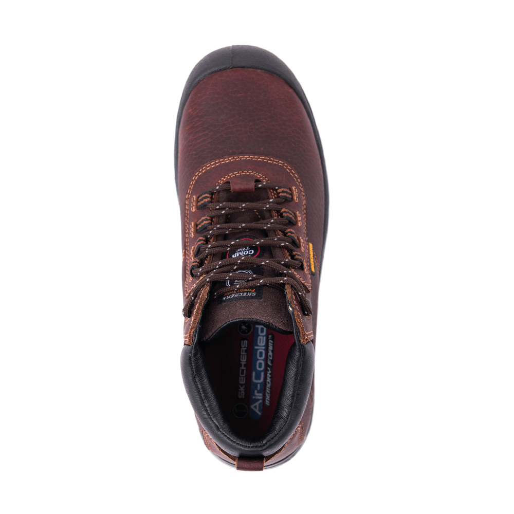 ZAPATO SKECHERS HAMMER MID BROWN - 3
