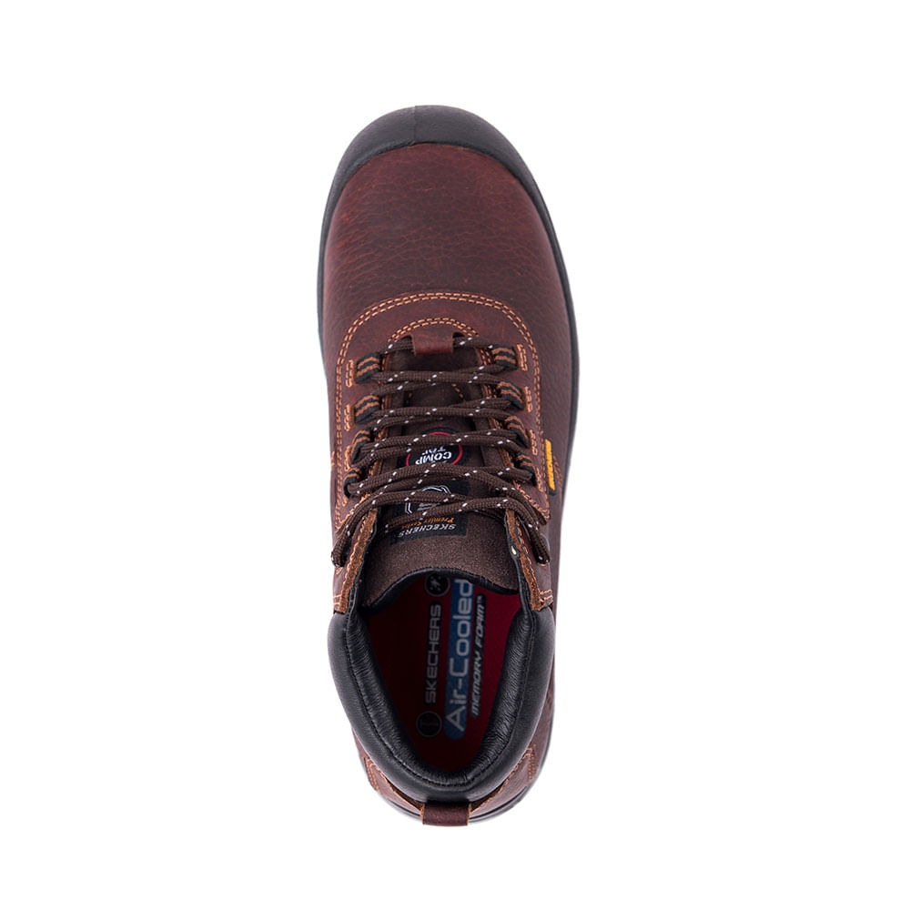 ZAPATO SKECHERS HAMMER MID BROWN - 4