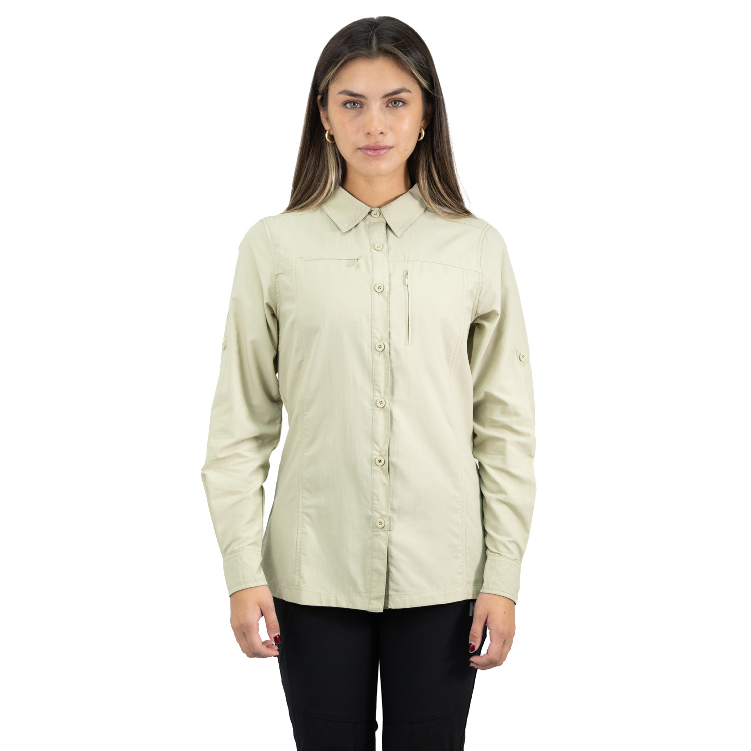 CAMISA HW ARIZONA MUJER BEIGE - 1