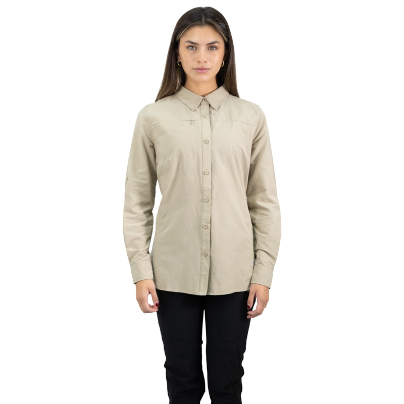 CAMISA HW DUCK DRY MUJER BEIGE - 1