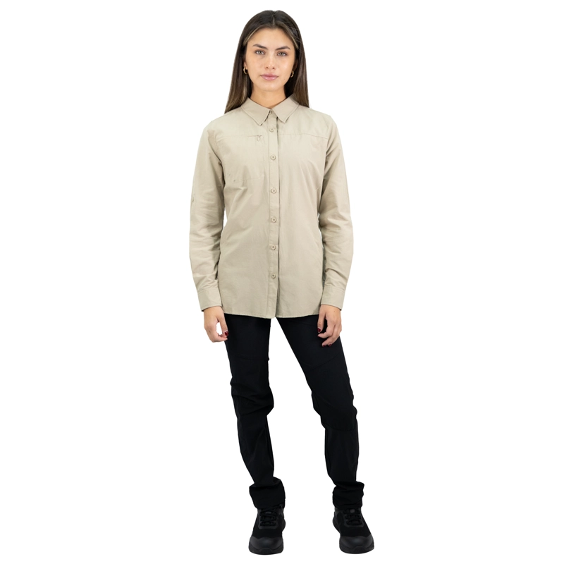 CAMISA HW DUCK DRY MUJER BEIGE - 5