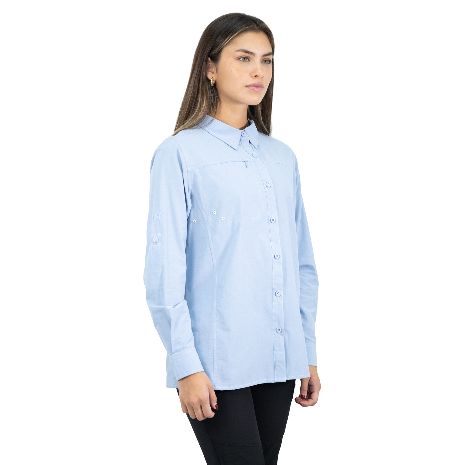 CAMISA HW DUCK DRY MUJER CELESTE - 2