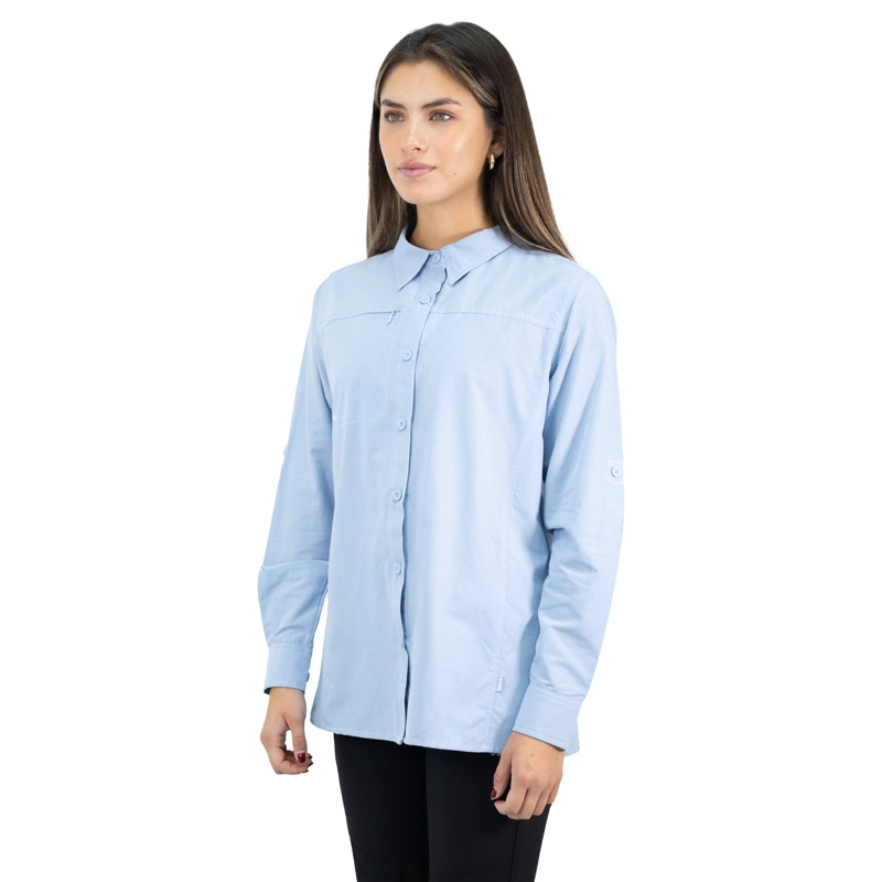 CAMISA HW DUCK DRY MUJER CELESTE - 3
