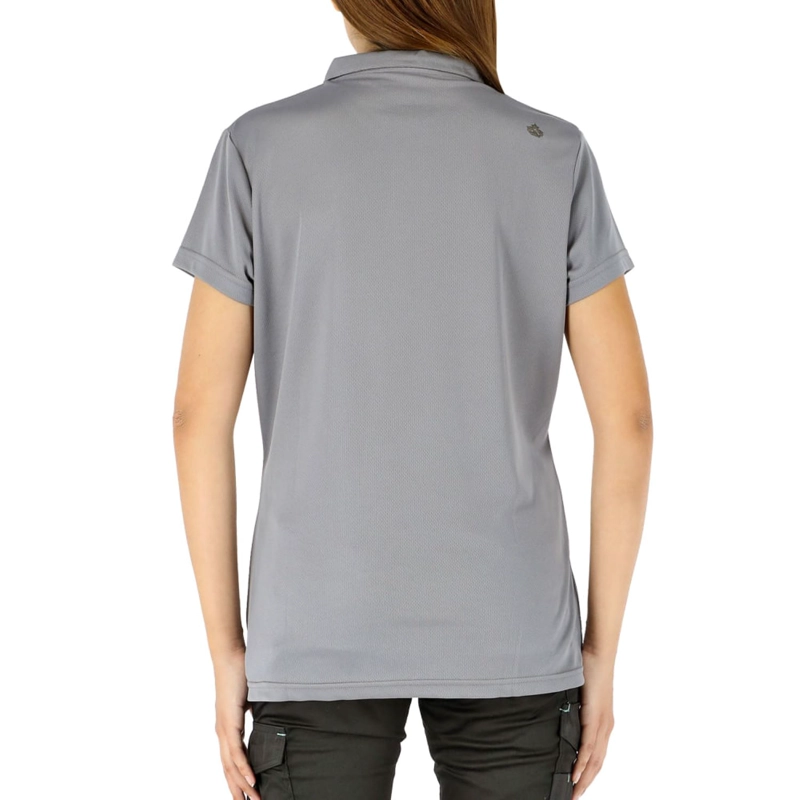 POLERA COOLDRY QUEBEC MANGA CORTA MUJER GRIS - 2