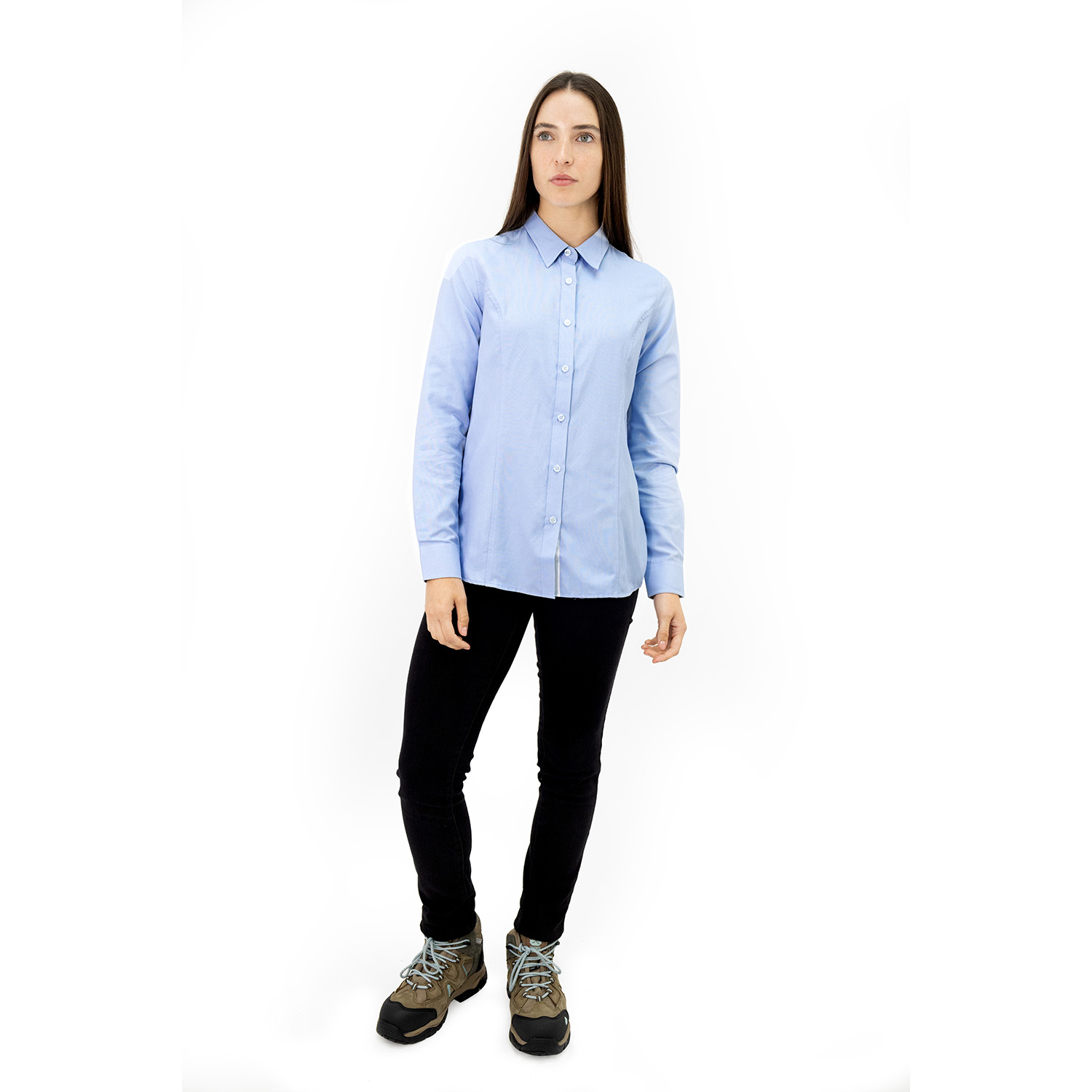 CAMISA QUEBEC VANCOUVER CELESTE MUJER - 5