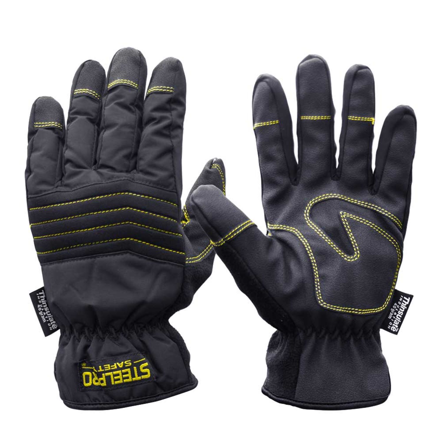 GUANTE STEELPRO NEGRO COLD WORK - 1