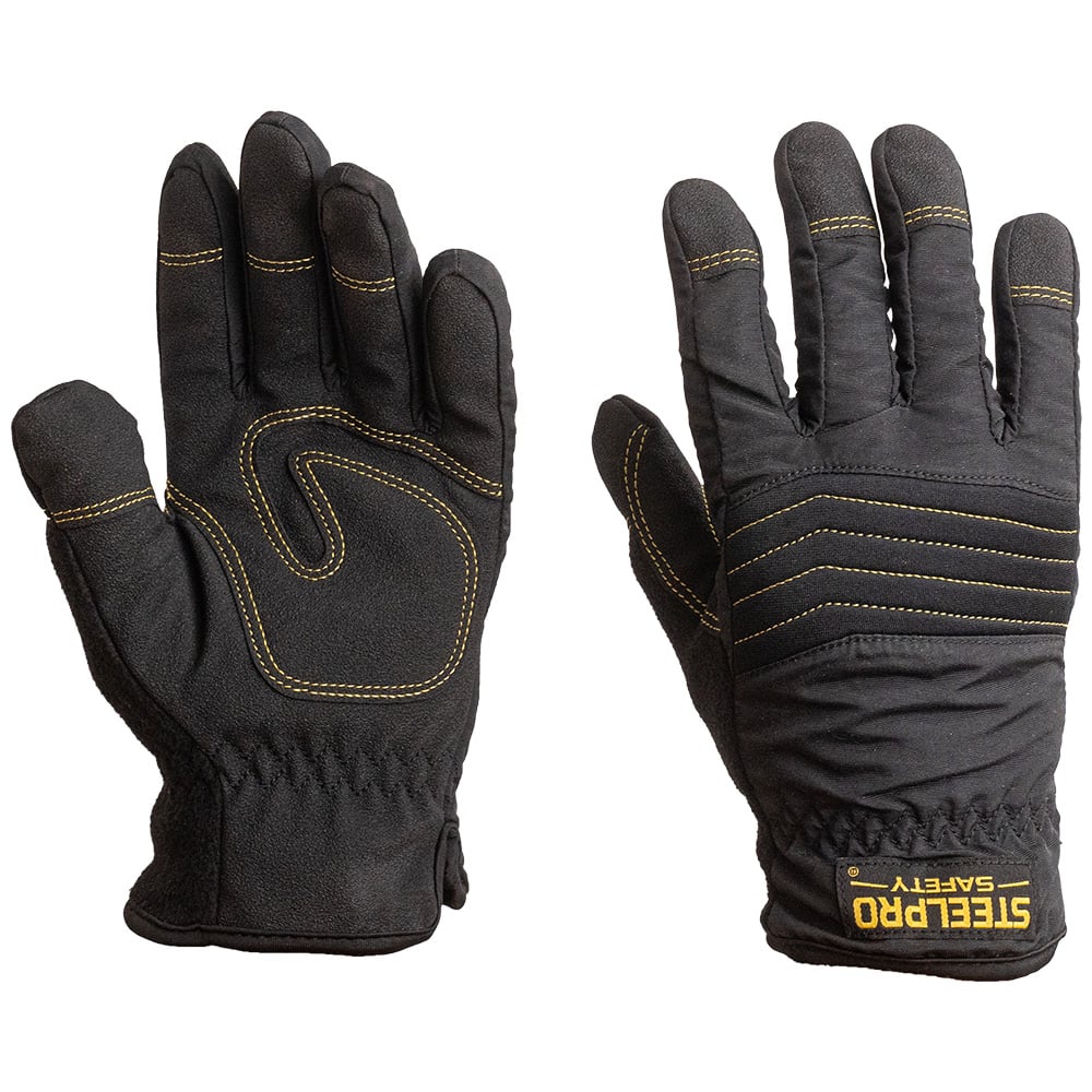 GUANTE STEELPRO NEGRO COLD WORK - 2