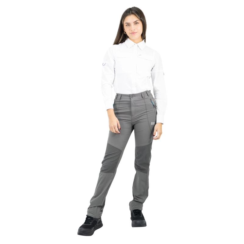 PANTALON HW MUJER HARDWORK GRIS NAHUEL - 5