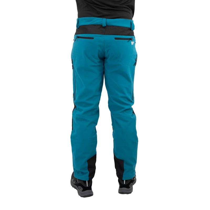 PANTALON TERMICO HW HOMBRE HARDWORK AZUL PETROLEO WOLVERINE ANTIACIDO - 4