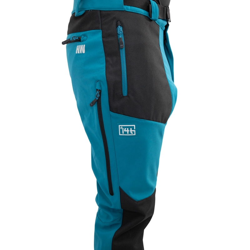 PANTALON TERMICO HW HOMBRE HARDWORK AZUL PETROLEO WOLVERINE ANTIACIDO - 5