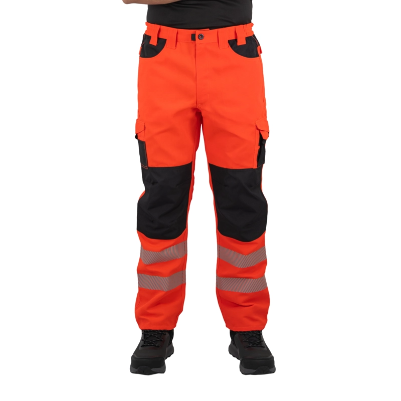 PANTALON CARGO HW HOMBRE HARDWORK ROJO FLUOR DAKOTA - 1