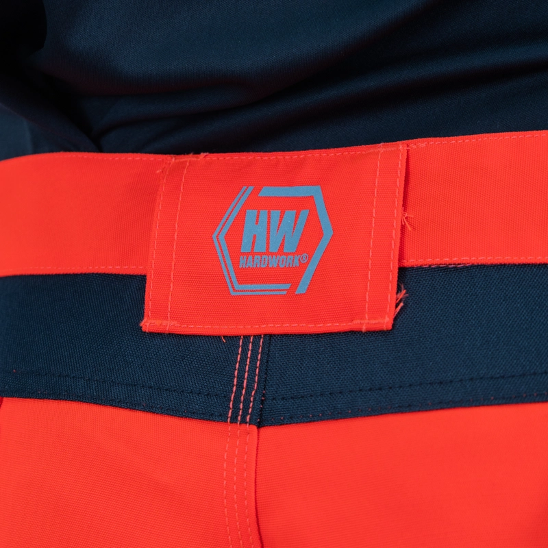 PANTALON CARGO HW HOMBRE HARDWORK ROJO FLUOR DAKOTA - 9