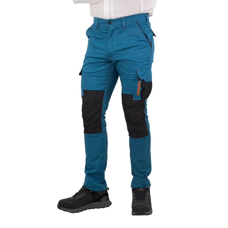 PANTALON CARGO HW HOMBRE HARDWORK PETROLEO DAKOTA SPANDEX - 3