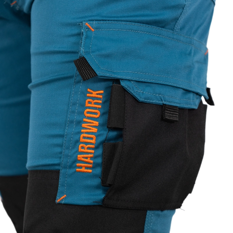 PANTALON CARGO HW HOMBRE HARDWORK PETROLEO DAKOTA SPANDEX - 6