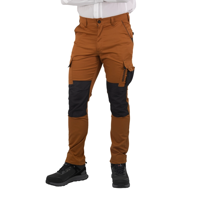 PANTALON CARGO HW HOMBRE HARDWORK CAMEL DAKOTA SPANDEX - 3