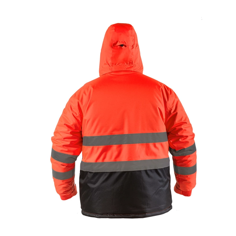 PARKA HOMBRE HARDWORK ROJO REFLECTIVA HW SIBERIA FLUOR - 2