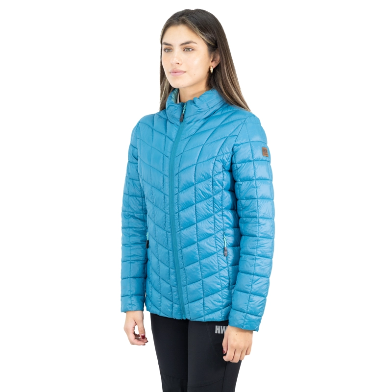 PARKA INSULADA HW TRAVELER MUJER PETROLEO - 4