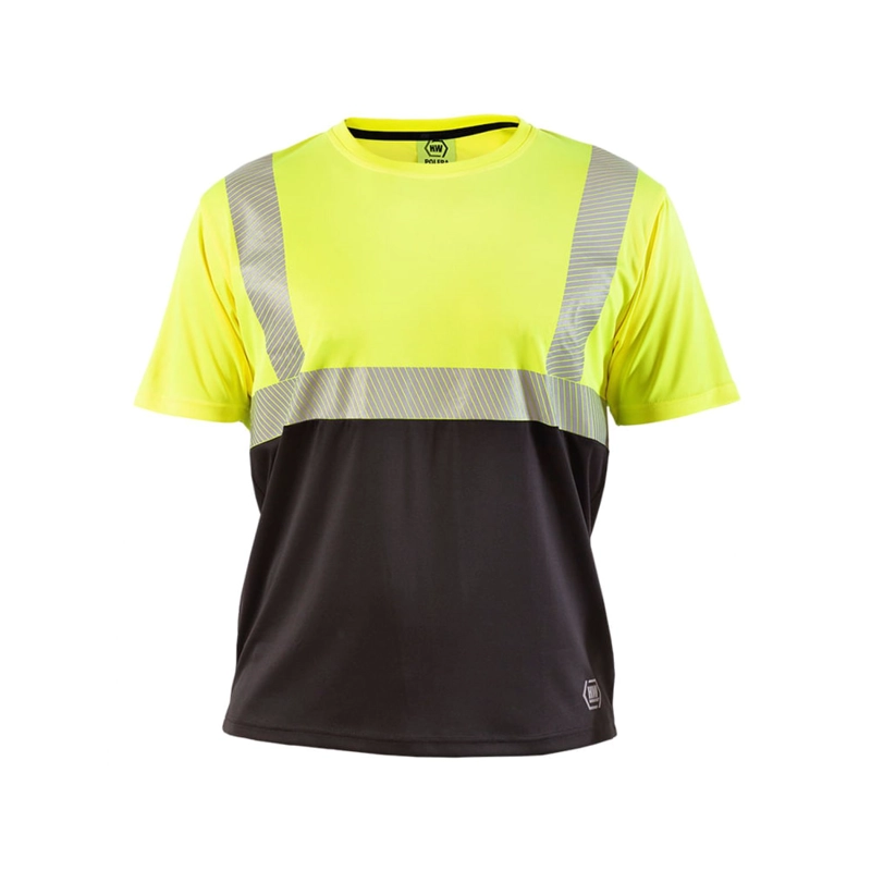 POLERA REFLECTIVA HW AMARILLO FLUOR MANGA CORTA - 1