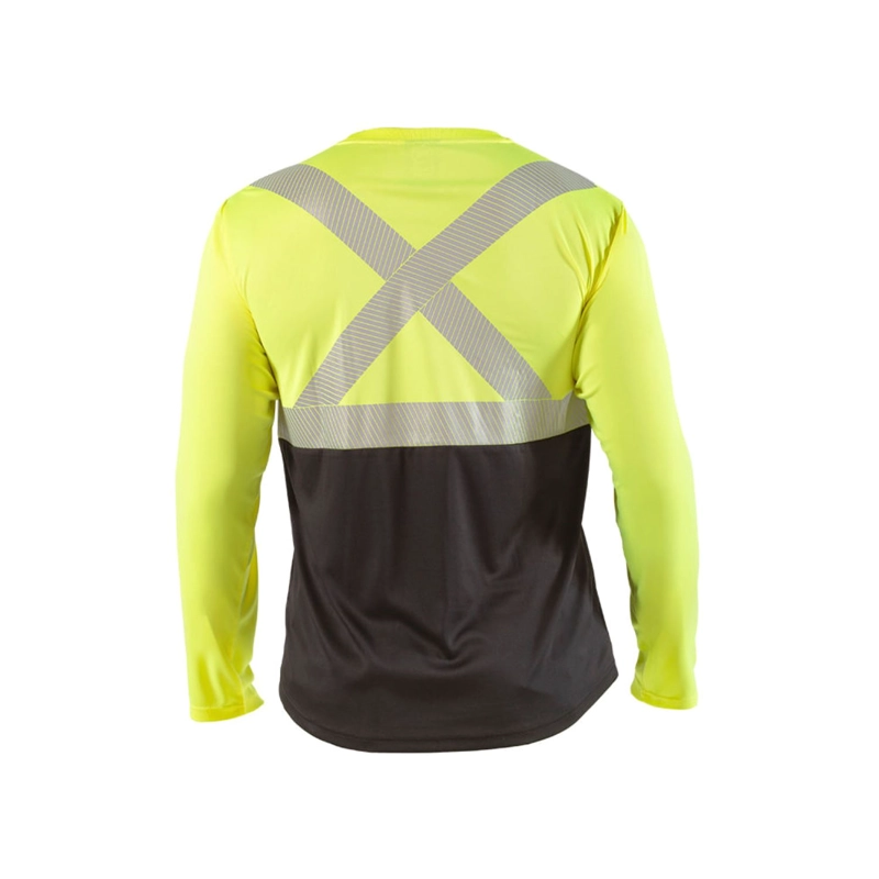POLERA REFLECTIVA HW AMARILLO FLUOR MANGA LARGA - 2