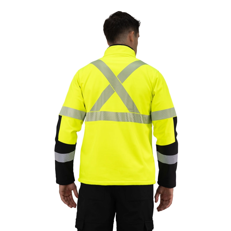 CHAQUETA SOFTSHELL HW OKLAN AMARILLO FLUOR - 4