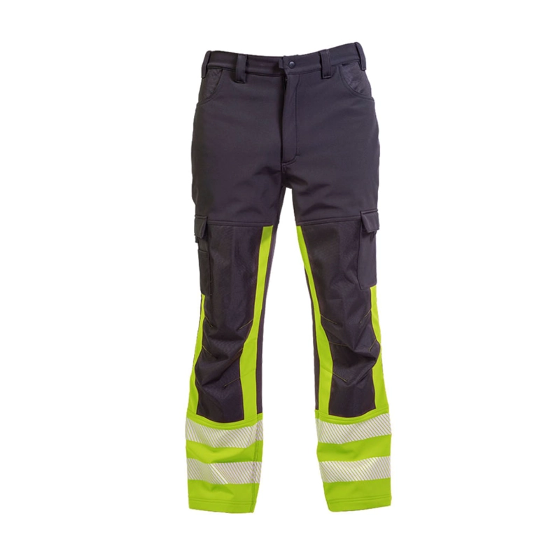 PANTALON HOMBRE HARDWORK AMARILLO SOFTSHELL HW OKLAN FLUOR - 1