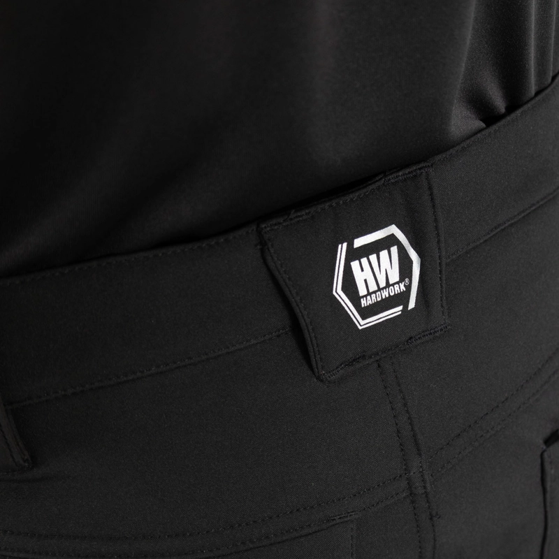 PANTALON HOMBRE HARDWORK ROJO FLUOR SOFTSHELL HW OKLAN - 5