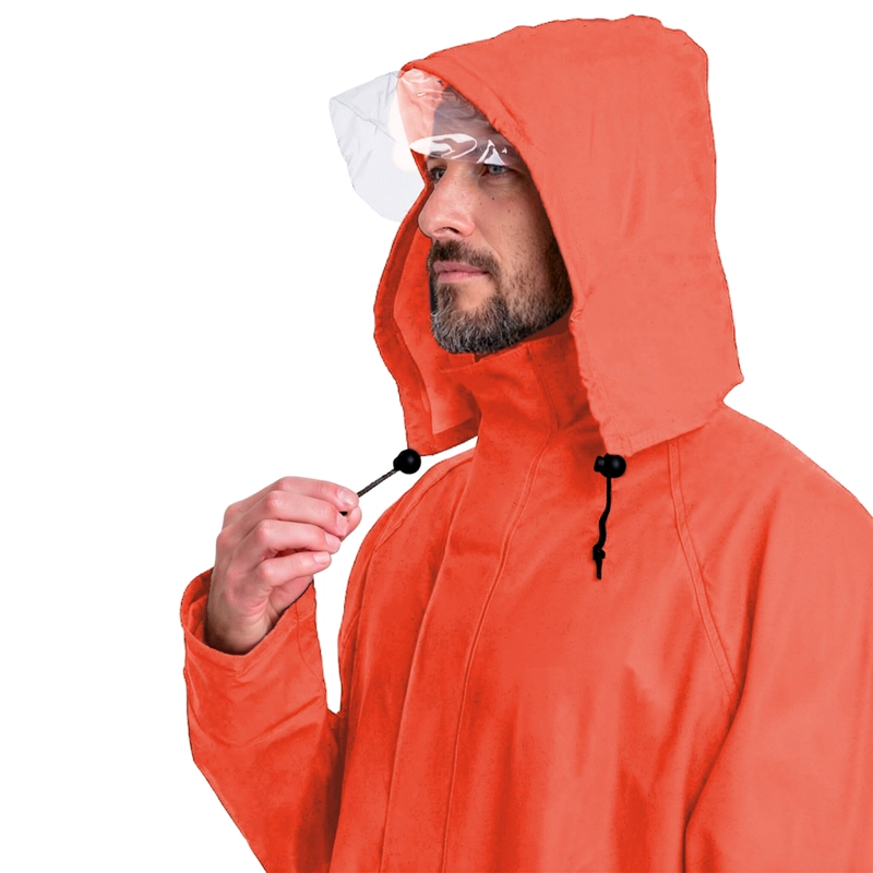 TRAJE IMPERMEABLE ALASKA PU/PVC NARANJO - 4