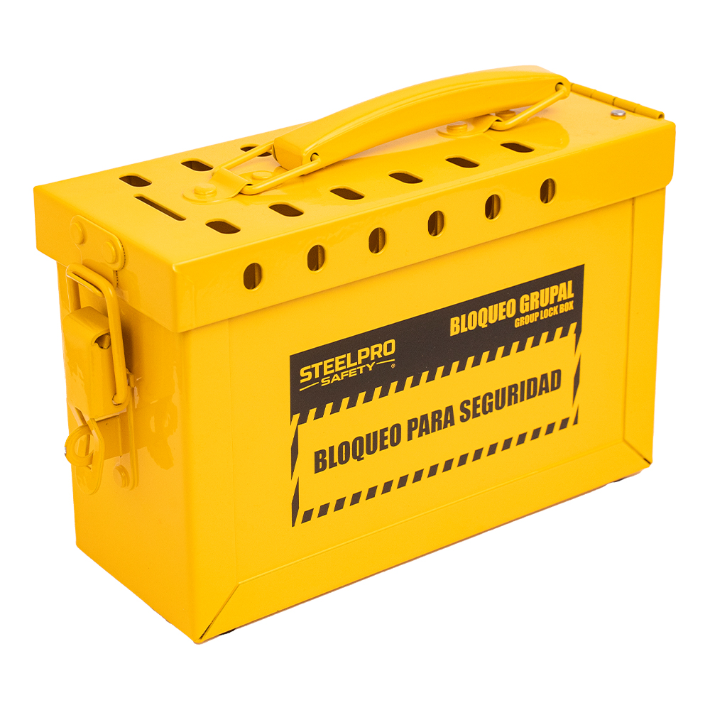 CAJA STEELPRO BLOQUEO GRUPAL AMARILLA - 2