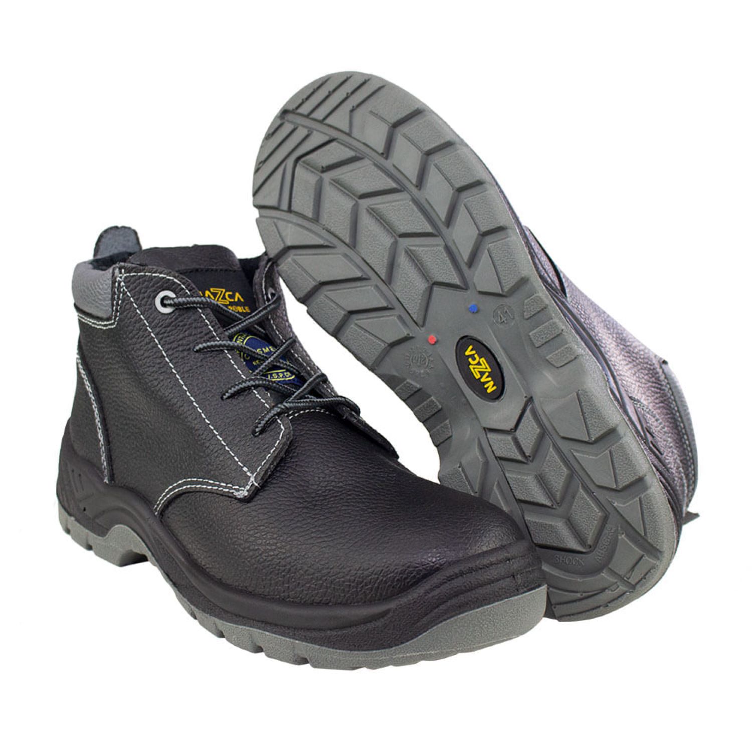 ZAPATO SEGURIDAD NAZCA ROBLE BLACK - 5