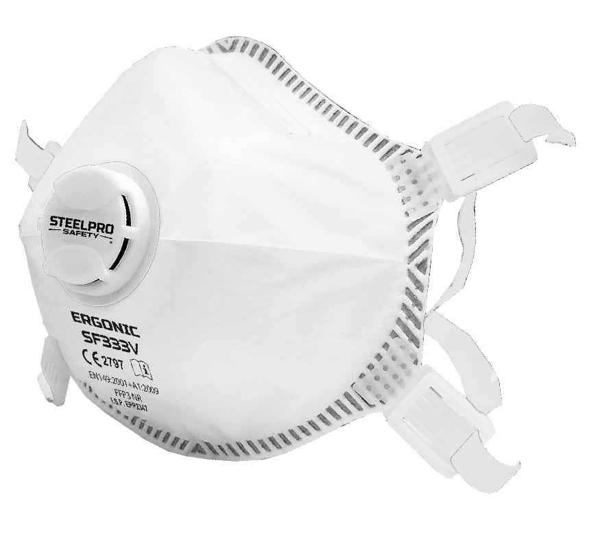 RESPIRADOR STEELPRO DESCARTABLE SF333V SOLDADOR 10 UN - 1