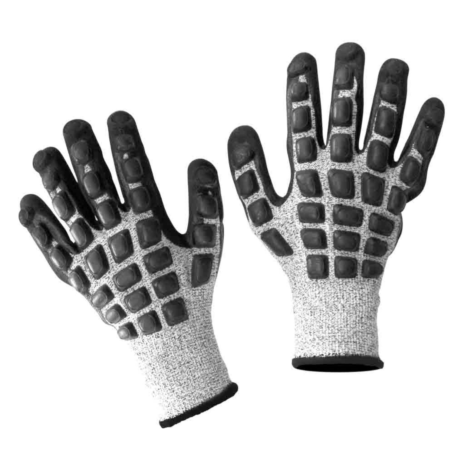 GUANTE STEELPRO GRIS MULTIFLEX CUT 5 IMPACT NITRILO - 2