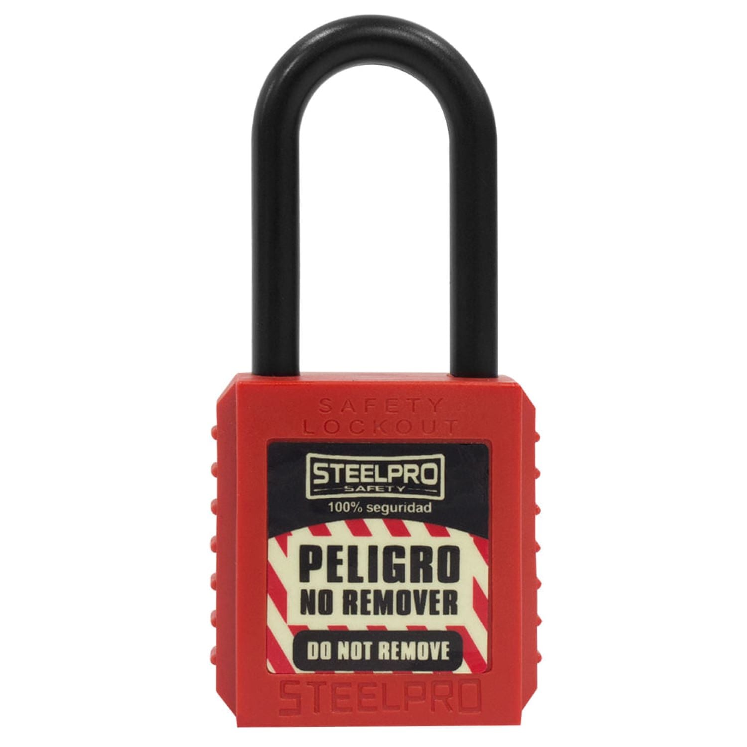 CANDADO STEELPRO DIELE CTRICO ROJO - 1