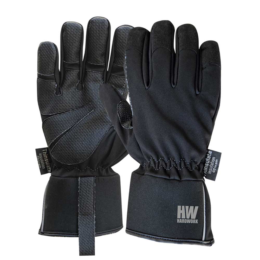 GUANTE HARDWORK NEGRO EXTREME WEATHER THINSULATE 40 GRS - 1