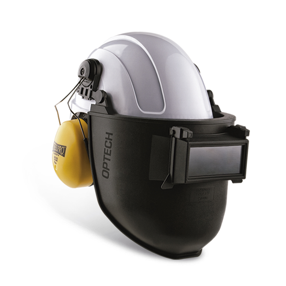 MÁSCARA STEELPRO SOLDAR CASCO OPTECH - 2