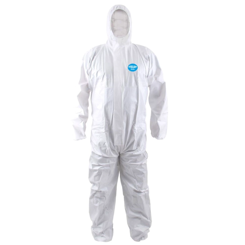 BUZO DESECHABLE CUBRE CIERRE STEELGEN PLUS+  ISP BLANCO - 1