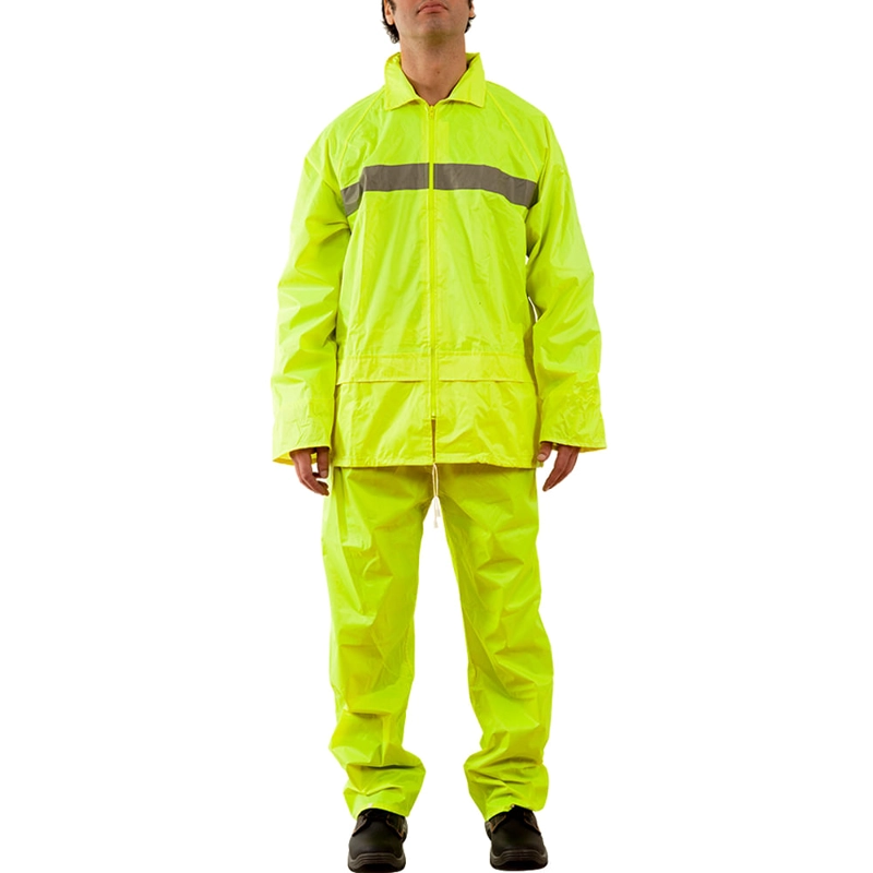 TRAJE EJECUTIVO HOMBRE STEELPRO AMARILLO FLUOR - 1