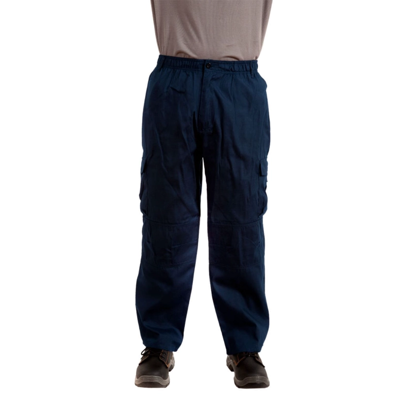 PANTALON POPLIN AZUL - 1